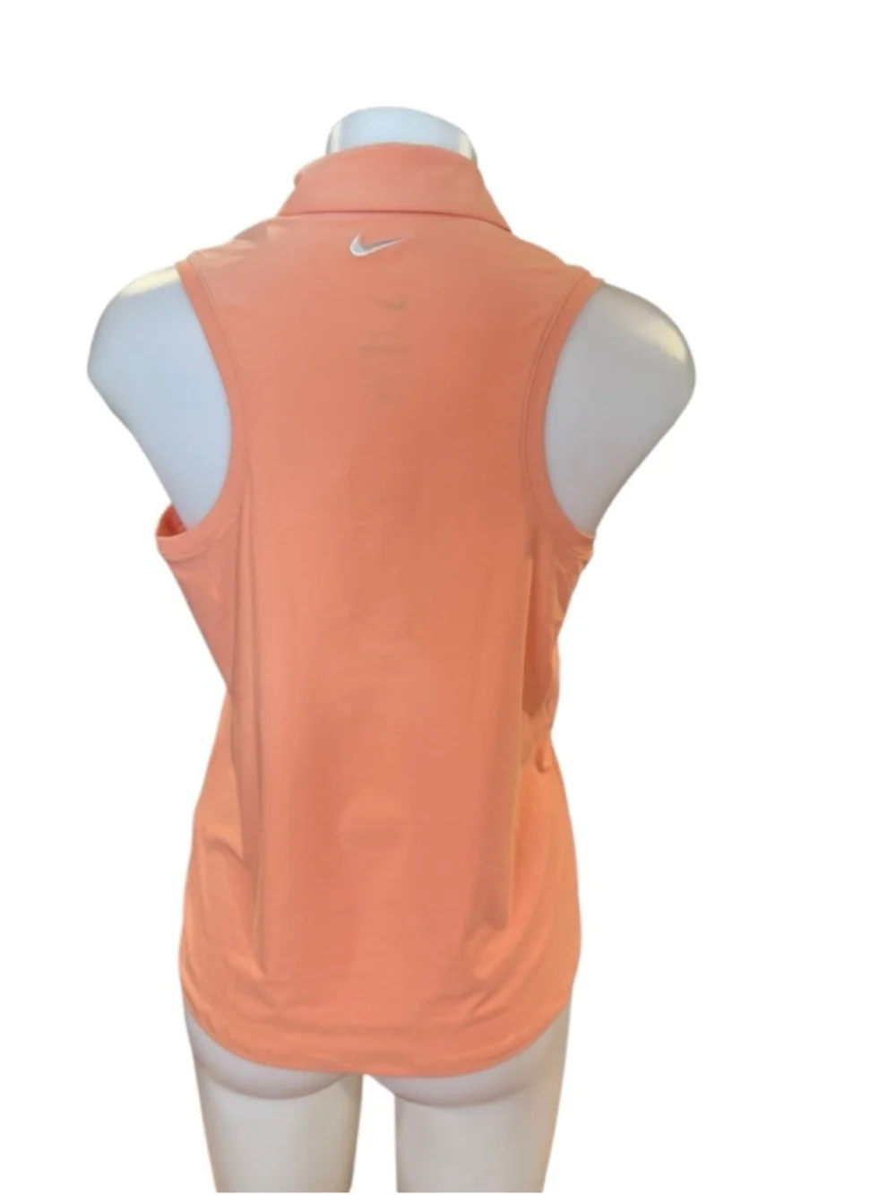 Women's Nike Peach Sleeveless Polo XL